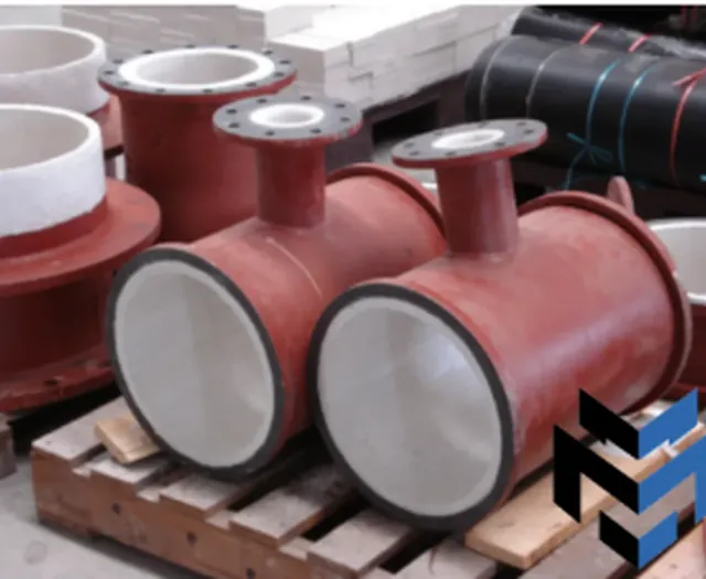 Revestimento de tubulação em alta alumina - imagem 2